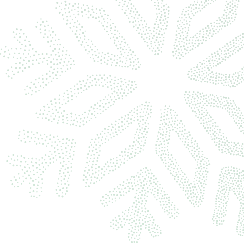 Halftone Dot Snowflake Background
